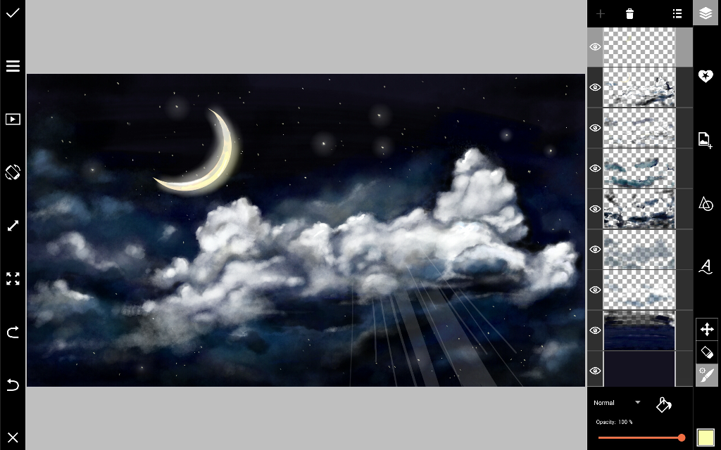 How to Draw a Night Sky
